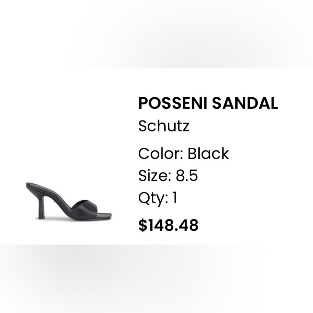 Black Sandal Heels - Schutz